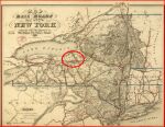NY STATE RR MAP 1871