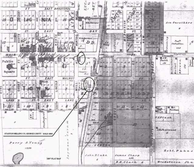 Map of 1897 Stanton, MI