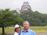 John & Barbara Hoyt July 2003 Japan- Himeji White Castle
