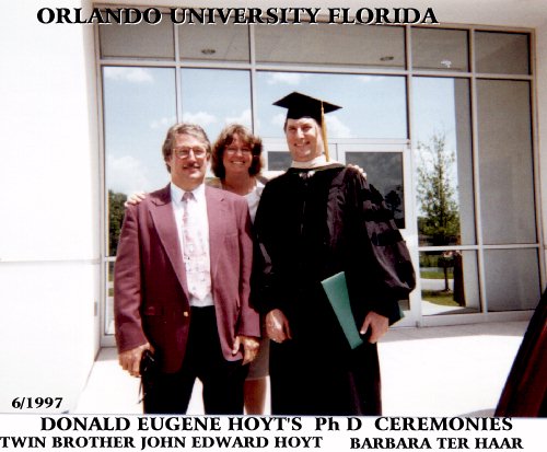 Dr. Donald E. Hoyt 1999 Orlando Univ. FL