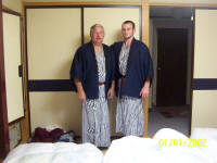 Father John & Son Justin Hoyt in Komonos Nikki, Japan 07/2003