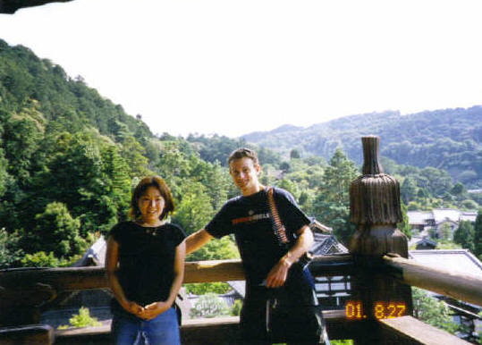 Justin in Japan August 2001
