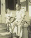David S Sr & David Jr. Edwards - On Porch