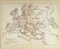 Western Europe Crusades Map 1045 AD